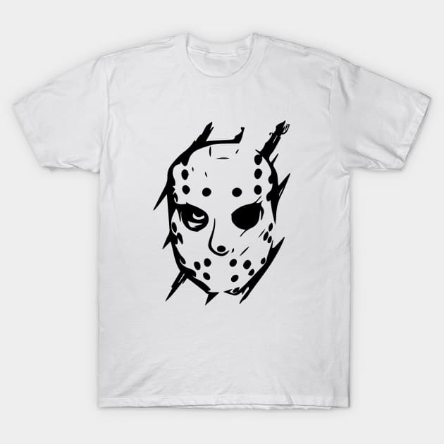 Jason Voorhees Mask T-Shirt by beaching